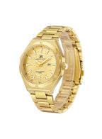 Kenneth Scott Men's Analog Champagne Dial Watch - K23026-GBGC