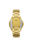 Kenneth Scott Men's Analog Champagne Dial Watch - K23026-GBGC