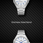Kenneth Scott Men's Analog White Dial Watch - K23026-SBSW