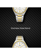 Kenneth Scott Men's Analog White Dial Watch - K23027-TBTW