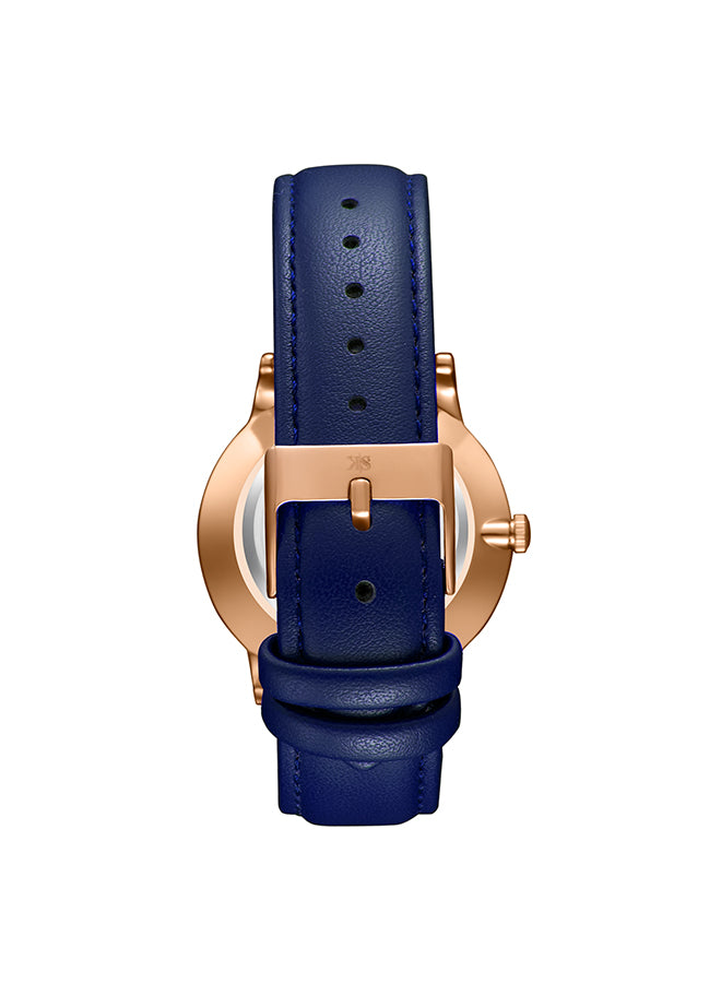 Kenneth Scott Men's Analog Blue Dial Watch - K23040-RLNN