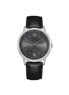Kenneth Scott Men's Analog Grey Dial Watch - K23040-SLBX