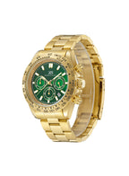 Kenneth Scott Men's Multi Function Green Dial Watch - K23123-GBGH