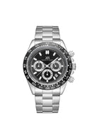 Kenneth Scott Men's Multi Function Black Dial Watch - K23123-SBSB