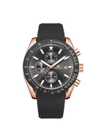 Kenneth Scott Men's Chrono & Multi Function Black Dial Watch - K23148-RSBB