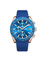 Kenneth Scott Men's Chrono & Multi Function Dark Blue Dial Watch - K23148-RSNN