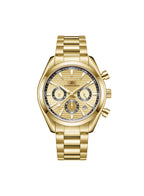 Kenneth Scott Men's Chrono & Multi Function Champagne Dial Watch - K23150-GBGC
