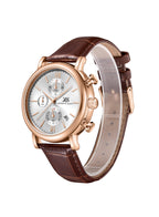 Kenneth Scott Men's Chrono & Multi Function White Dial Watch - K23151-RLDW