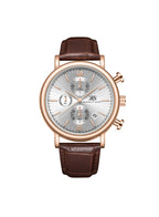 Kenneth Scott Men's Chrono & Multi Function White Dial Watch - K23151-RLDW