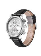 Kenneth Scott Men's Chrono & Multi Function Silver Dial Watch - K23151-SLBS