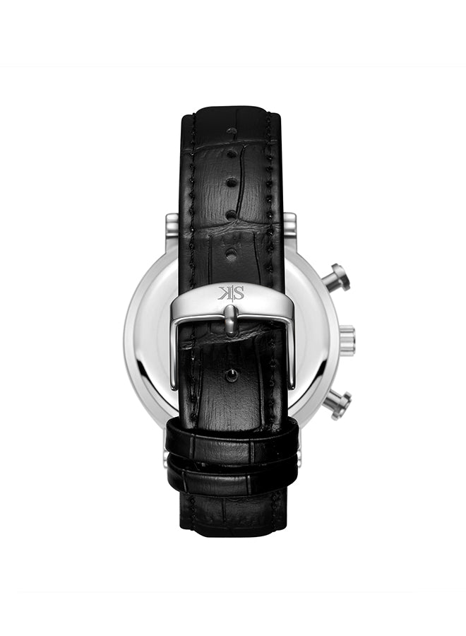 Kenneth Scott Men's Chrono & Multi Function Silver Dial Watch - K23151-SLBS