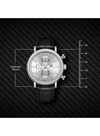 Kenneth Scott Men's Chrono & Multi Function Silver Dial Watch - K23151-SLBS