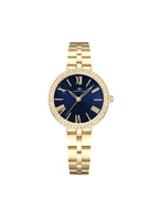 Kenneth Scott Women's Analog Blue Dial Watch - K23502-GBGN