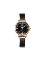 ساعة كينيث سكوت النسائية التناظرية ذات المينا السوداء - K23503-RBBB