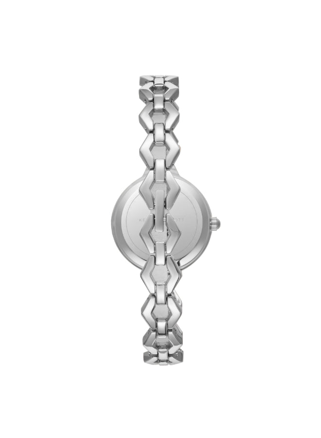 ساعة كينيث سكوت النسائية التناظرية ذات المينا الخضراء - K23508-SBSG