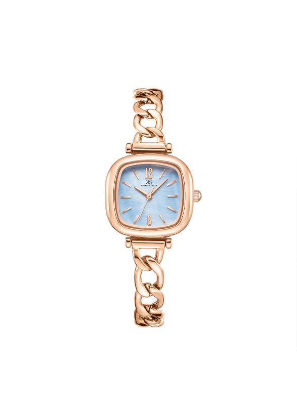 Kenneth Scott Women's Analog Blue Dial Watch - K23513-RBKL