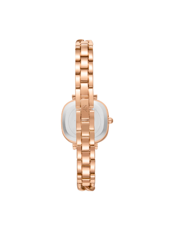 Kenneth Scott Women's Analog White Dial Watch - K23513-RBKW