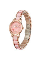 Kenneth Scott Women's Analog Pink Dial Watch - K23517-RCPP