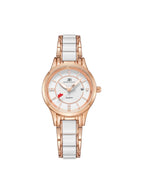Kenneth Scott Women's Analog White Dial Watch - K23517-RCWW