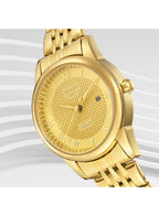 Kenneth Scott Women's Analog Champagne Dial Watch - K23530-GBGC