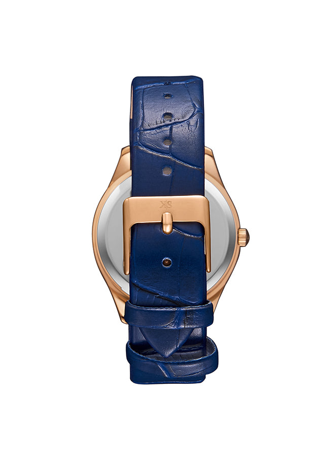 Kenneth Scott Women's Analog Blue Dial Watch - K23534-RLNN