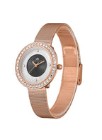 Kenneth Scott Women's Analog Grey Dial Watch - K23535-RMKX