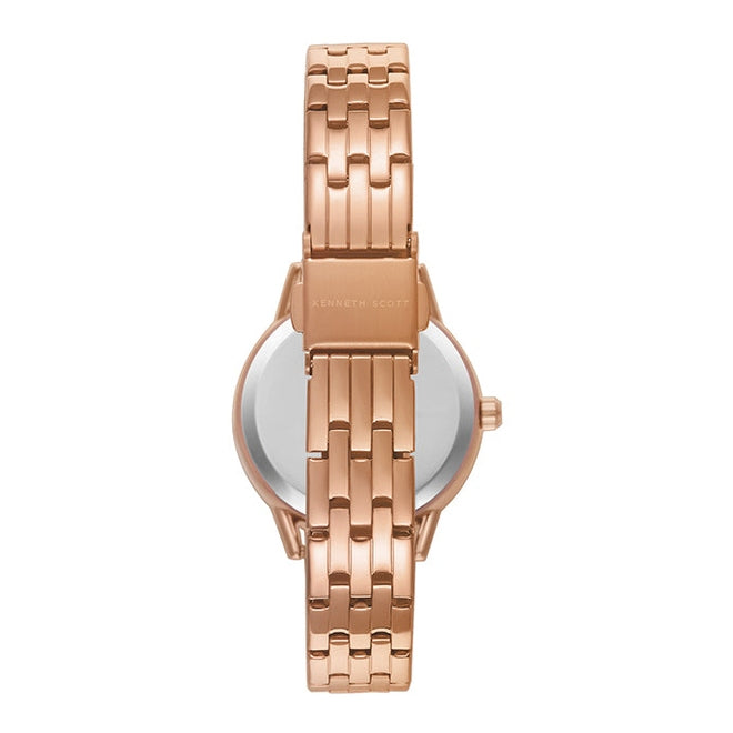 Kenneth Scott Women's Analog Green Dial Watch - K23537-RBKMG