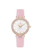 Kenneth Scott Women's Analog White Dial Watch - K23539-RLPW