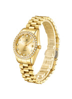 Kenneth Scott Women's Analog Champagne Dial Watch - K23545-GBGC