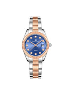 Kenneth Scott Women's Analog Dark Blue Dial Watch - K23546-KBKN