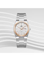 Kenneth Scott Men's Analog White Dial Watch - K24011-KBSW