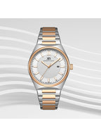 Kenneth Scott Men's Analog White Dial Watch - K24016-KBKW