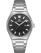 Kenneth Scott Men's Analog Black Dial Watch - K24016-SBSB