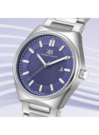 Kenneth Scott Men's Analog Blue Dial Watch - K24016-SBSN