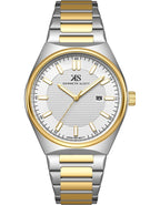 Kenneth Scott Men's Analog White Dial Watch - K24016-TBTW