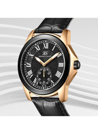 Kenneth Scott Men's Analog Black Dial Watch - K24018-KLBB