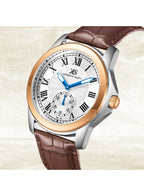 Kenneth Scott Men's Analog White Dial Watch - K24018-KLDW