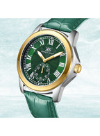 Kenneth Scott Men's Analog Green Dial Watch - K24018-TLHH