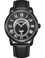 Kenneth Scott Men's Analog Black Dial Watch - K24020-BLBB