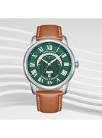 Kenneth Scott Men's Analog Green Dial Watch - K24020-SLEH