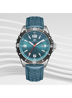 Kenneth Scott Men's Analog Green Dial Watch - K24022-QLGG