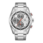 Kenneth Scott Men's Multi Function White Dial Watch - K24117-SBSW