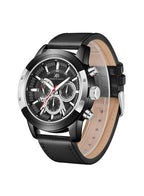Kenneth Scott Men's Analog Black Dial Watch - K24121-BLBB