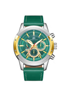 Kenneth Scott Men's Analog Green Dial Watch - K24121-SLHHG