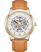 Kenneth Scott Men's Automatic  White Dial Watch - K24323-TLFW