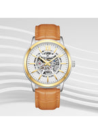 Kenneth Scott Men's Automatic  White Dial Watch - K24323-TLFW