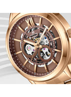 Kenneth Scott Men's Automatic  Brown  Dial Watch - K24324-DBDD