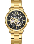 Kenneth Scott Men's Automatic  Black Dial Watch - K24324-GBGB