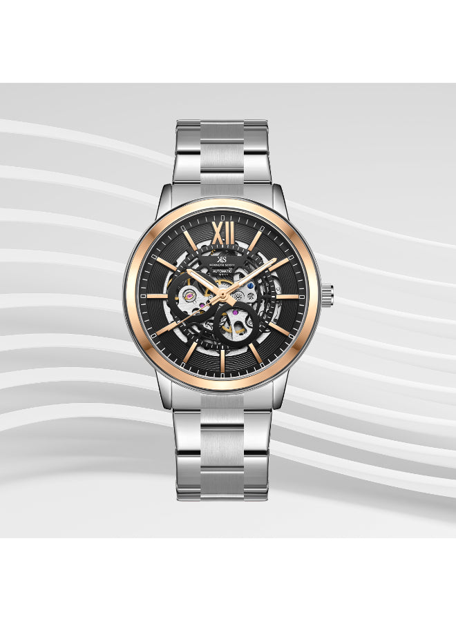 Kenneth Scott Men's Automatic  Blue Dial Watch - K24324-KBSN