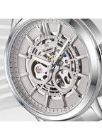Kenneth Scott Men's Automatic  Grey Dial Watch - K24324-SBSX